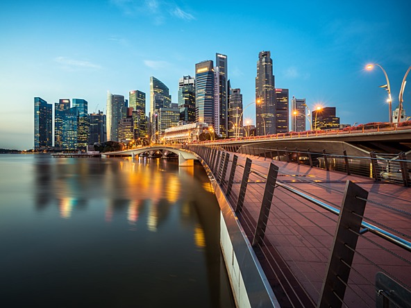 singapore view evening
